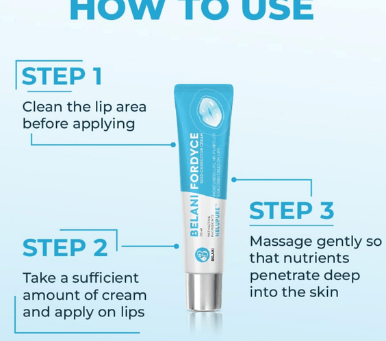 Belani Fordyce Spots Lip Cream, Hydrating Dark Lip Treatment, Fordyce Seeds 0.7 fl oz
