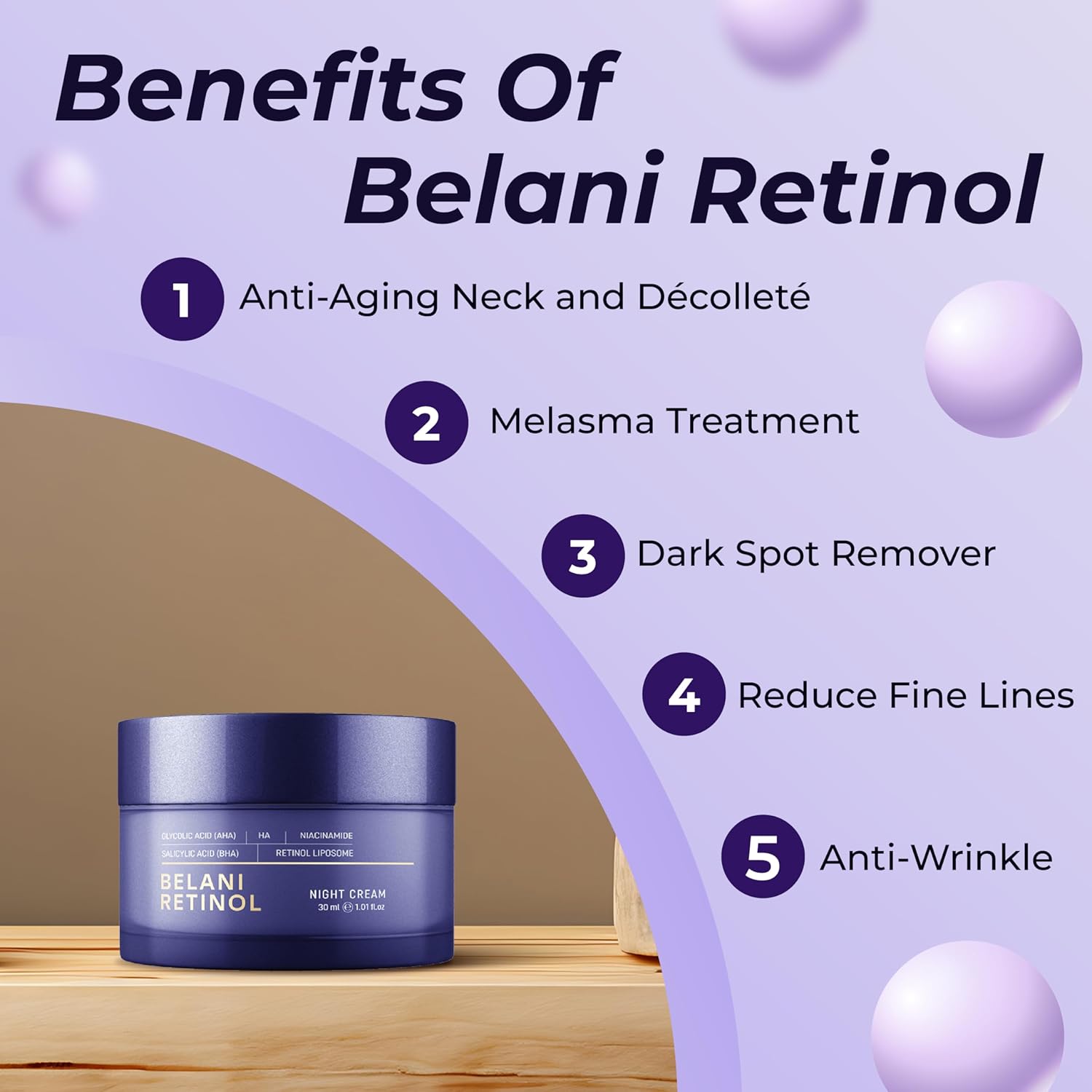 ABERA Belani Retinol Cream for Face