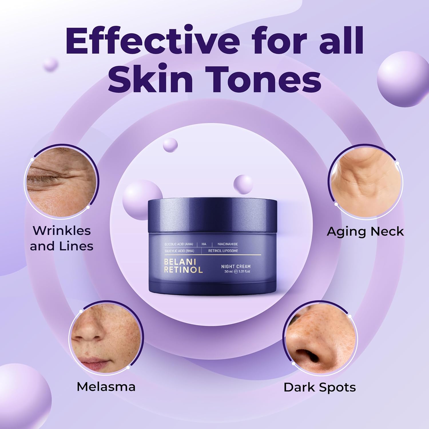 ABERA Belani Retinol Cream for Face