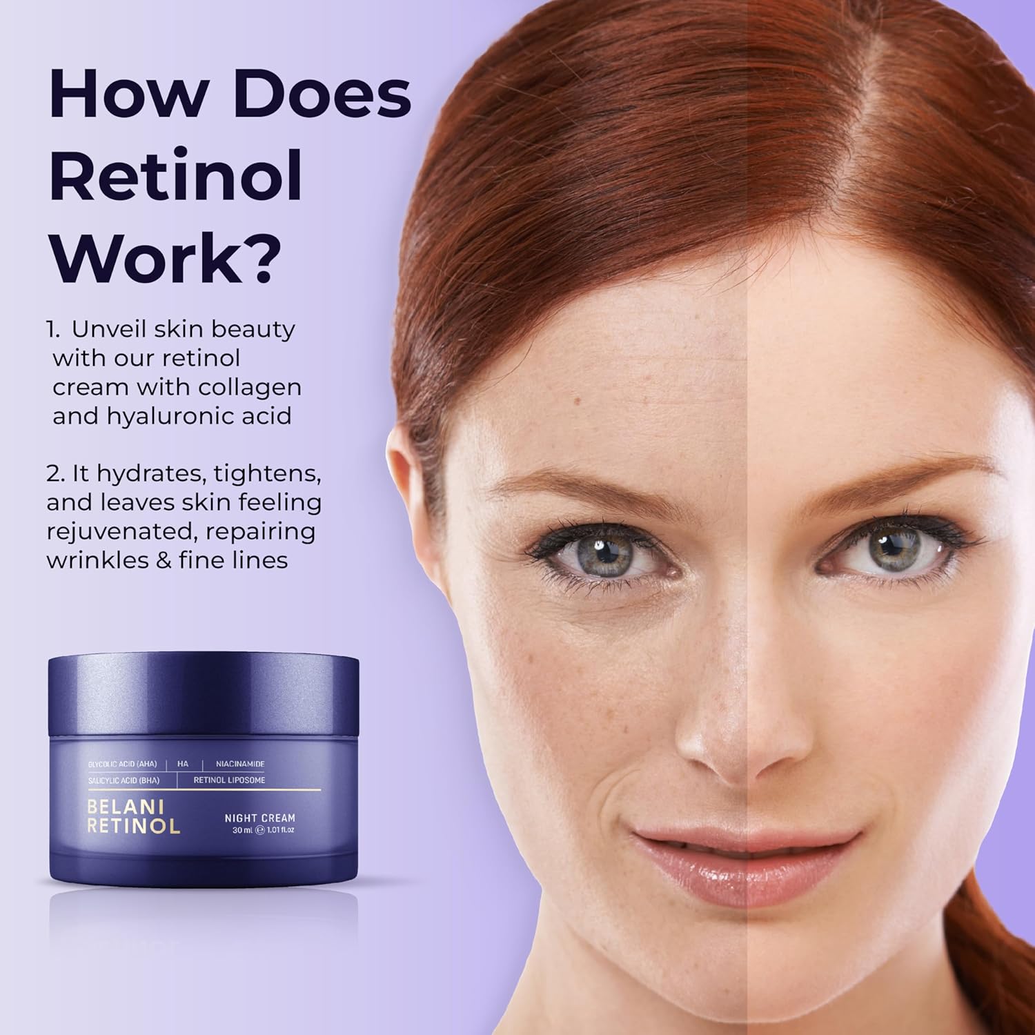 ABERA Belani Retinol Cream for Face