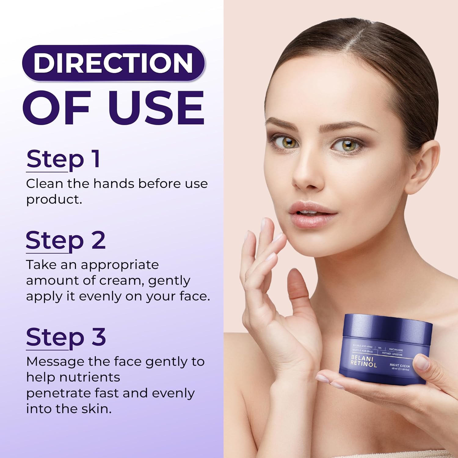 ABERA Belani Retinol Cream for Face