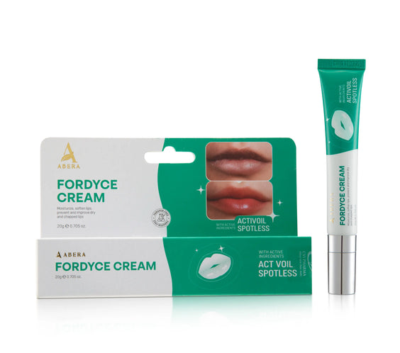 Abera Fordyce Cream – Advanced Formula with HPR (Next-Gen Retinoids), Fordyce Spot & Lip Acne Remover, All-day Moisturizing, Help Improve Dry, Chapped and Dark Lips, For Sensitive Lips (0.7 Oz)