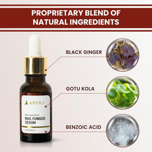 Abera Nail Fungus Serum - Hydrating & Conditioning Formula for Dry or Hardened Nails – Quick - Drying Daily Nail Support - ABERA SHOP