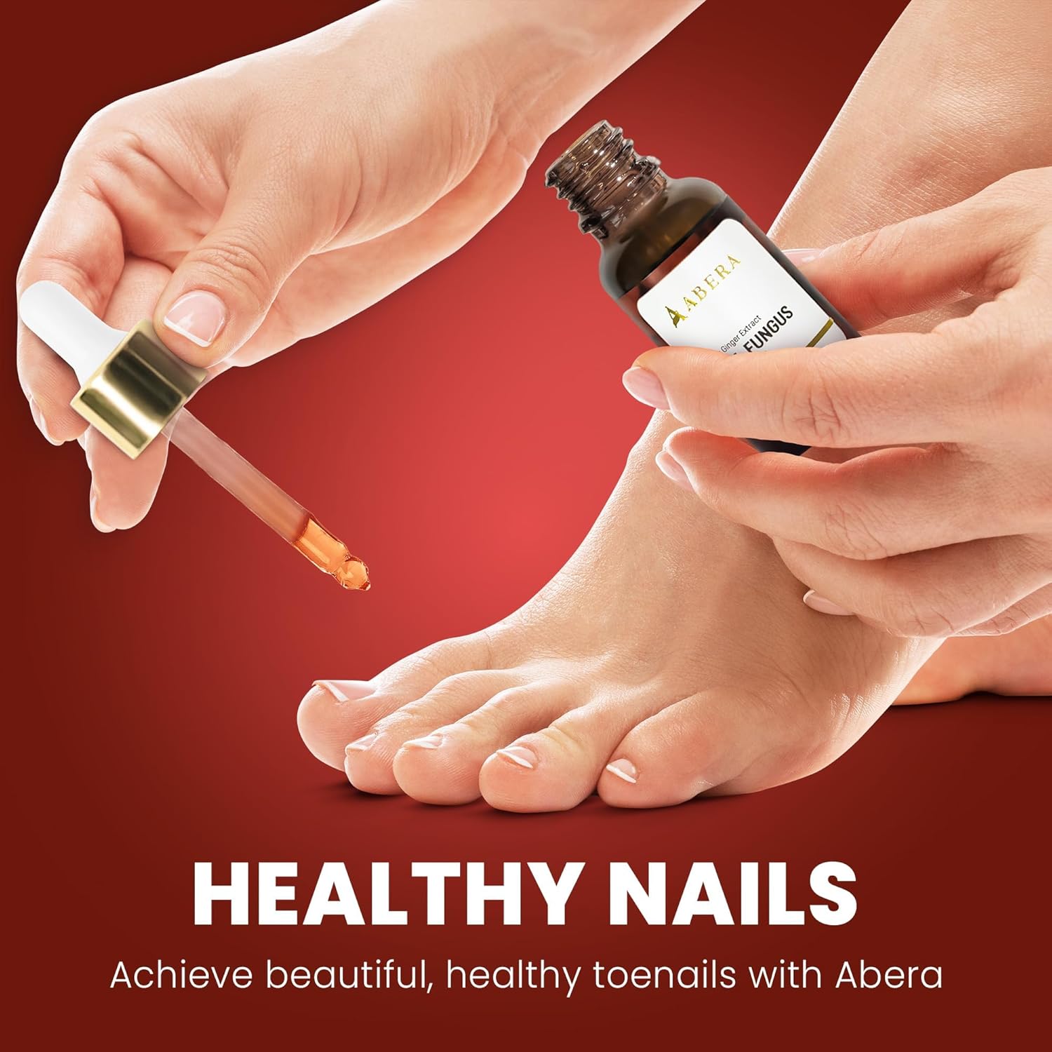 Abera Nail Fungus Serum - Hydrating & Conditioning Formula for Dry or Hardened Nails – Quick - Drying Daily Nail Support - ABERA SHOP