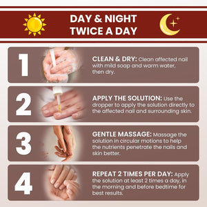 Abera Nail Fungus Serum - Hydrating & Conditioning Formula for Dry or Hardened Nails – Quick - Drying Daily Nail Support - ABERA SHOP