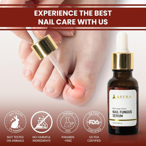 Abera Nail Fungus Serum - Hydrating & Conditioning Formula for Dry or Hardened Nails – Quick - Drying Daily Nail Support - ABERA SHOP